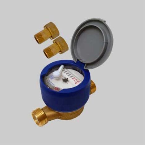 Contatore a secco 8 rulli usf 'sisma' 'attacco 3/4"