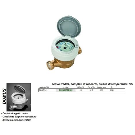 Contatore acqua fredda DBRC 1"1/4" D51BS35FB101