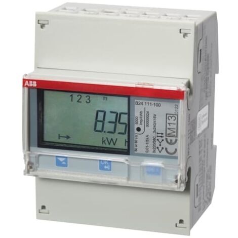 contatore di energia abb b24 111-100 3 fasi 6 a