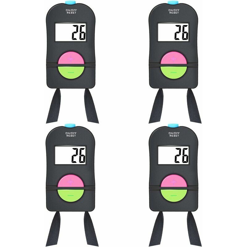 Contatore digitale portatile da 4 pezzi Contatore