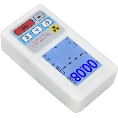 Contatore Geiger Eosnow BR 6, rilevatore radioattivo multifunzionale di facile lettura per radiazioni nucleari ed elettromagnetiche.