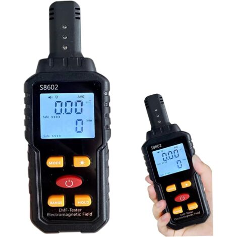 Contatore Geiger, rilevatore di radiazioni nucleari 3 in 1 con display LCD e allarme sonoro e luminoso, portatile per uso domestico, in ufficio, all'aperto e al chiuso.