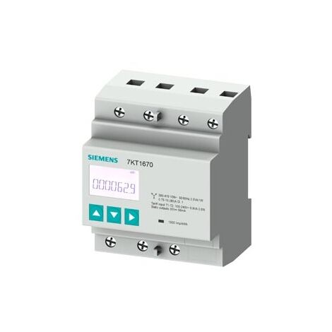 Contatore Trifase Sentron, Dispositivo Di Misura, 7Kt Pac1600, Lcd, L-L: 400 V, L-N: 230 V, 80 A