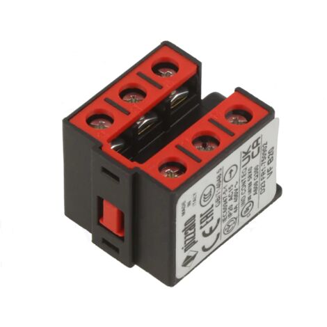 Contatti 2NC+1N0 PIZVF B20 combinazione contatti per interblocco di sicurezza