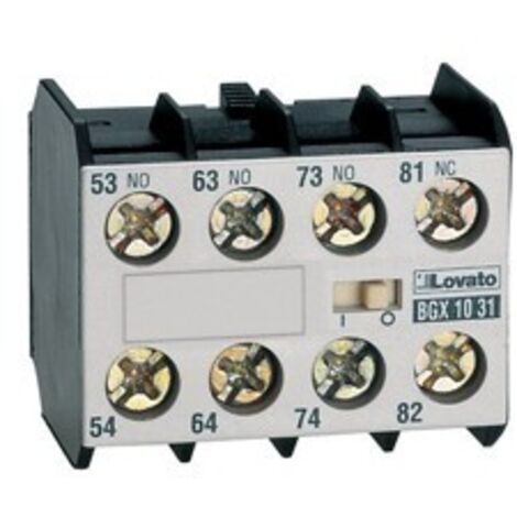 Contatto Ausiliario 3No+1Nc ( LOVATO cod. 11BGX1031 )
