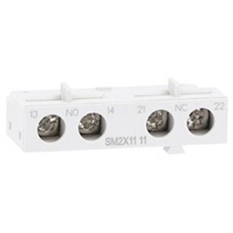 Contatto ausiliario Lovato frontale 1NO+1NC per serie SM SM2X1111