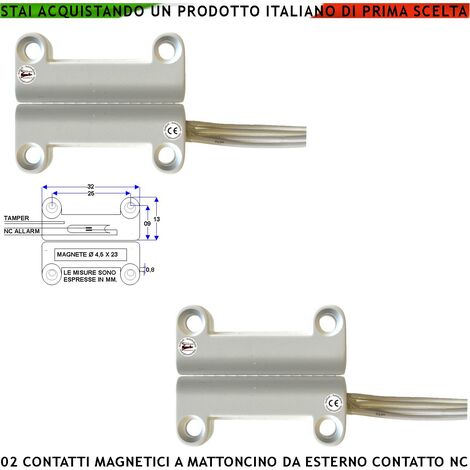 Allarme porta/finestra FTA 2005 per FT e allarme porte bianco 100 dB  BURG-WÄCHTER