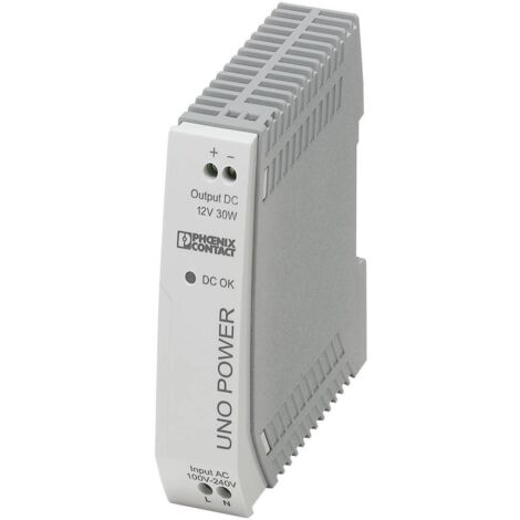 Contatto Phoenix 2902998 Alimentatore per guida DIN serie UNO-PS/1AC/12DC/30W