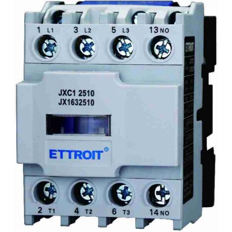 Contattore 24Vac, 3P, 25A, 3 contatti NO, 380Vac - Ettroit JX1632510