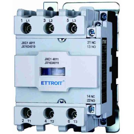 Contattore 24Vac, 3P, 40A, 3 contatti NO, 380Vac - Ettroit JX1634010
