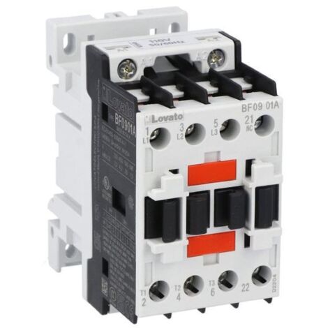 Contattore 3P+1Nc 9A Ac3 24Vac 50/60Hz ( LOVATO cod. BF0901A024 )