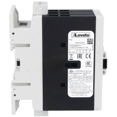Contattore 3P 50A Ac3 24Vac 50/60Hz ( LOVATO cod. BF5000A024 )