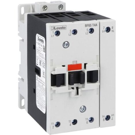 Contattore 4P 100A Ac1 230Vac50/60Hz ( LOVATO cod. BF65T4A230 )