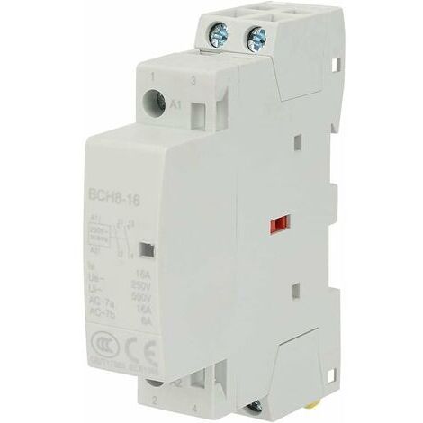Contattore CA domestico per guida DIN, 2P 16A 220V/230V 2NO 50/60Hz