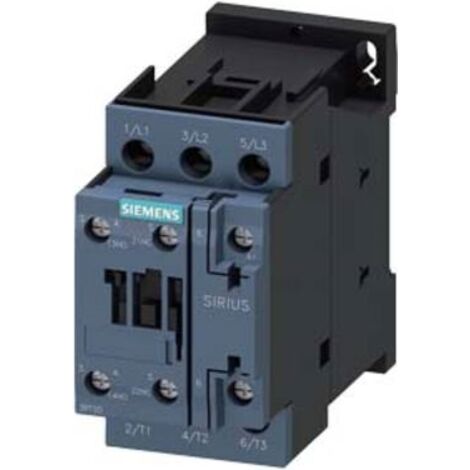 Contattore di potenza 12A 3P 230V AC 1NO 1NC S0 3RT2024-1AL20