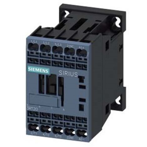 Contattore di potenza 7A 3P 24V DC 0Z 1R S00 3RT2015-2KB42