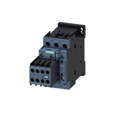 Contattore Di Potenza, Ac-3E/Ac-3, 12 A, 5,5 Kw / 400 V, A 3 Poli, 24 V Ac, 50 Hz, Contatti Ausiliari: 2 No + 2 Nc