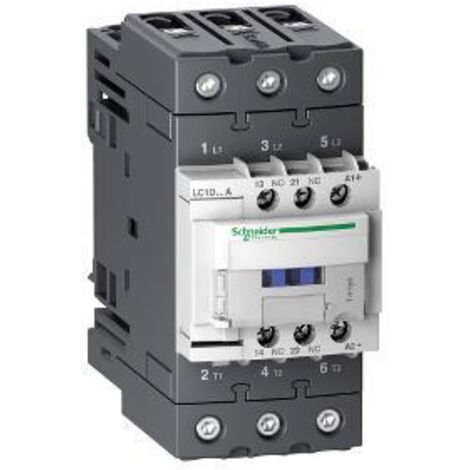 Contattore di potenza TeSys Deca 65A 3P 24V DC 1NO 1NC (EVK) LC1D65ABD
