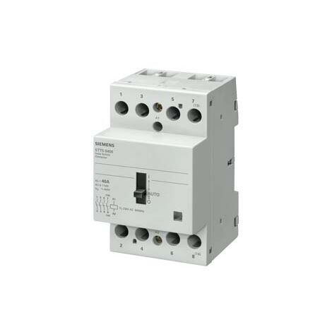 Contattore INSTA 0/1-automatico con 4 contatti NO Contatto per 230 V AC, 400V 40A Controllo 24 V AC