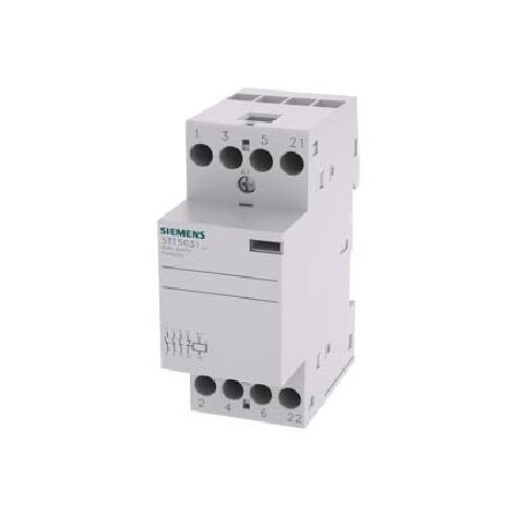 Contattore INSTA con 3 contatti NA e 1 contatto NC per 230 V CA, 400 V 25 A Controllo CA/24 V CC