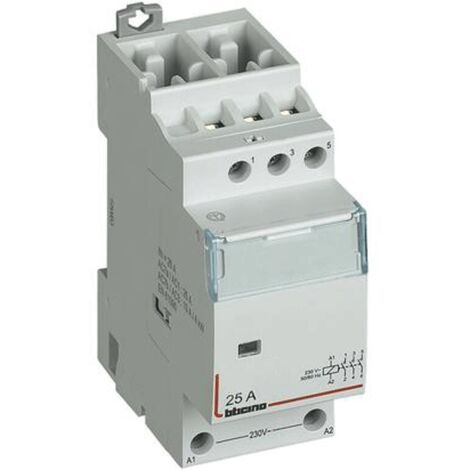 Contattore Modulare 4P No 25A Bob 230Vac ( Bticino Cod. Ft2A4N230M )