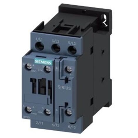 Contattore Potenza, AC-3 17 A, 7,5 kW / 400 V 1 NO + 1 NC, 24 V AC, 50 Hz, 3 poli, grandezza S0 morsetto a vite