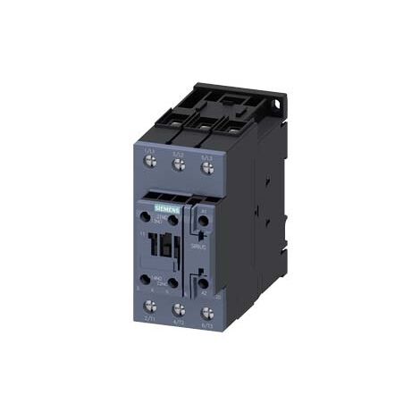 Contattore Potenza, Ac-3E/Ac-3, 80 A, 37 Kw / 400 V, A 3 Poli, 24 V Ac, 50 Hz, Contatti Ausiliari: 1 No + 1 Nc