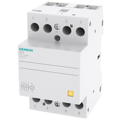 Contattore Siemens 63A 4NA 24VAC/DC 3 moduli 5TT50502