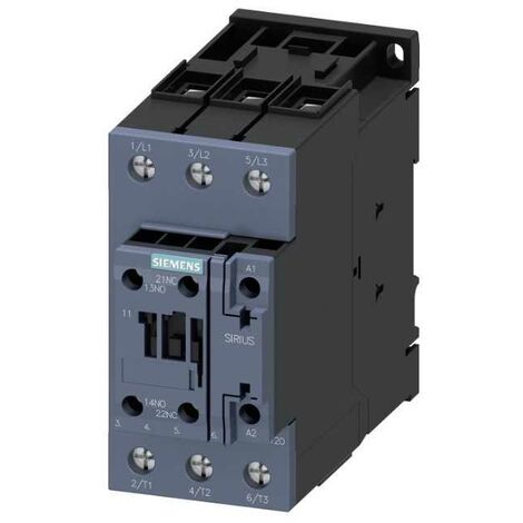 Contattore Tripolare 50A 22kW S2 1NA+1NC Bobina 24VAC