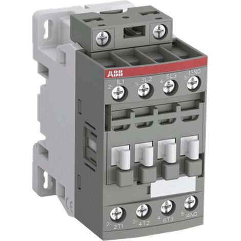 Contattore tripolare af12-30-10-13 3p 12a 100-250v ac dc abb af12301013