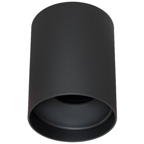 Contemporary Ceiling Light External Cylinder Spot Cylinder Light 230v Light Noir