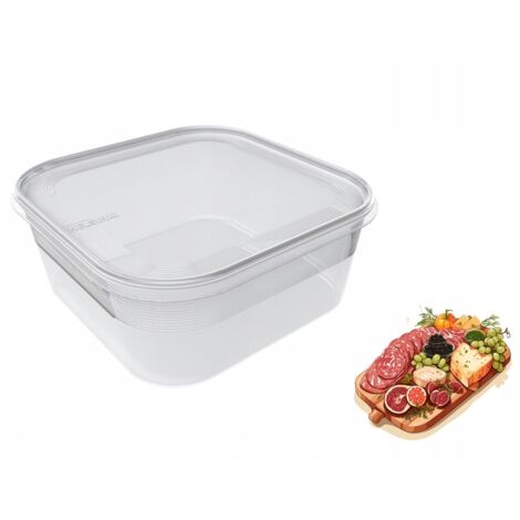 Contenant alimentaire en plastique Plast Team de 1,8 L