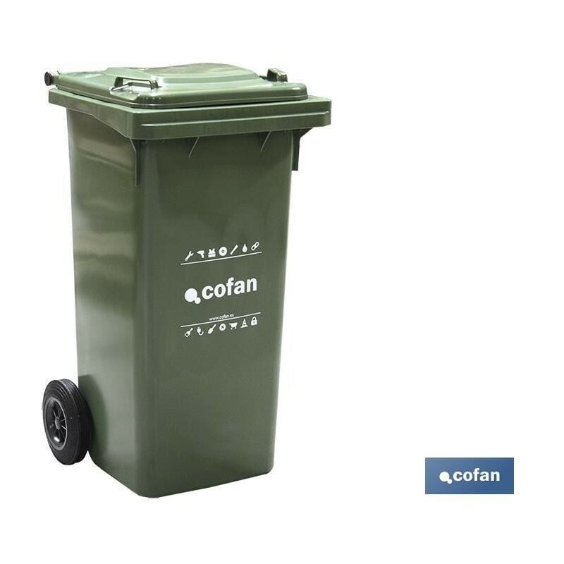 

Otros - Contenedor 2 ruedas 120lt color amarillo