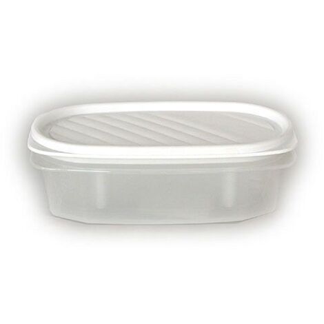 CONTENEDOR ALIMENTOS 0. 5L. BLANCO OVAL. 1163001