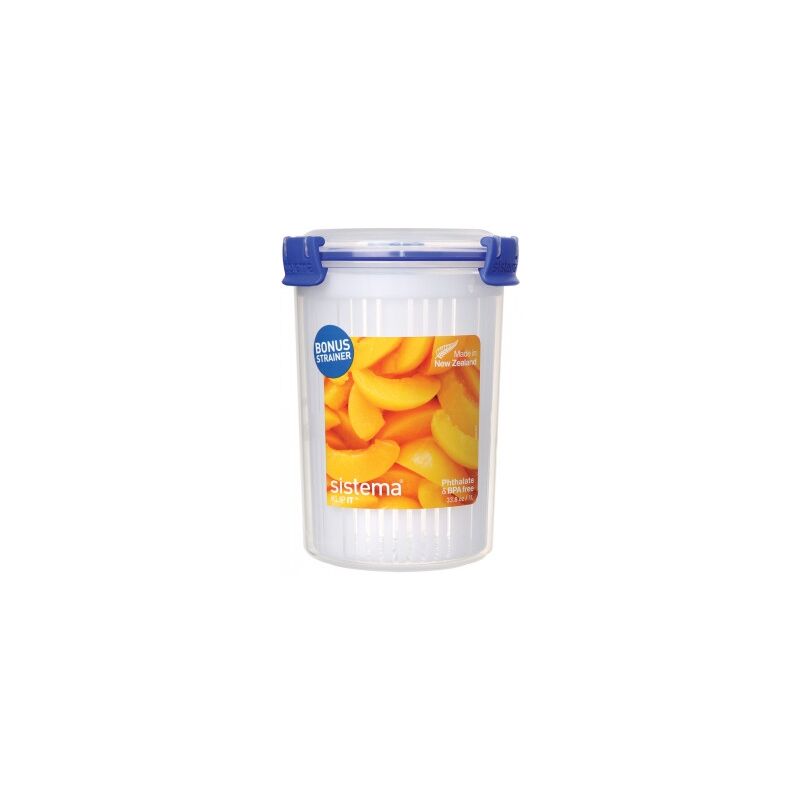 

Contenedor con Colador Sistema Klip It Round 1L
