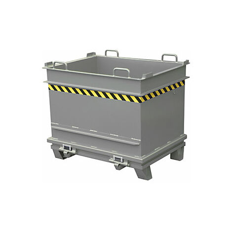 Contenedor con trampilla BC  capacidad 1 m³  carga máx 2000 kg