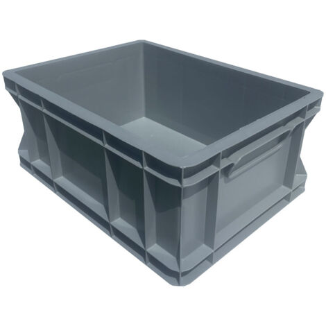 Contenedor de almacenamiento gris de 400x300x170