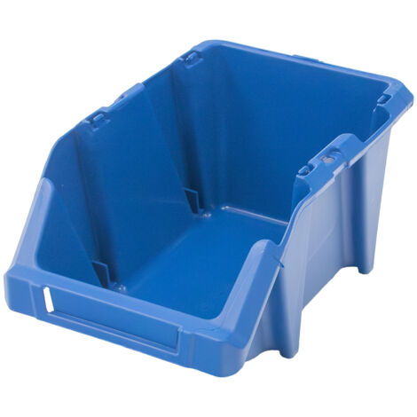 Contenedor de almacenamiento Mega-M bandeja de taller S plástico 155x250x120 mm azul N