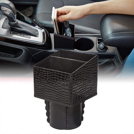 Contenedor de control central del automóvil, contenedor cuadrado, funda de asiento, recipiente para guardar bolsas, funda de teléfono, recolector de piezas y llaves (B)