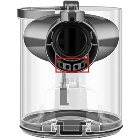 Contenedor de polvo para aspiradoras, compatible con las aspiradoras Dyson V6 DC58 DC59 DC62 DC74, pieza de repuesto para el contenedor de polvo (B)