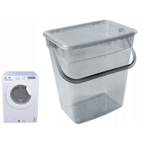Contenedor de polvo Plast Team de 6 l, gris transparente