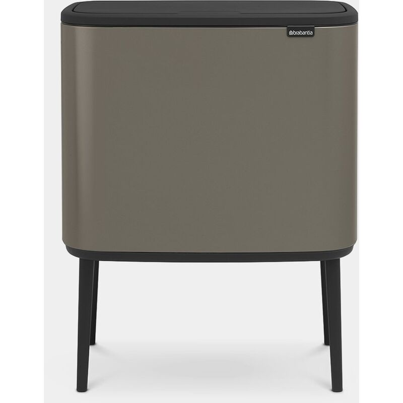 

Contenedor de reciclaje 3 departamentos Bo Touch Bin Platinum 11+11+11L - Brabantia