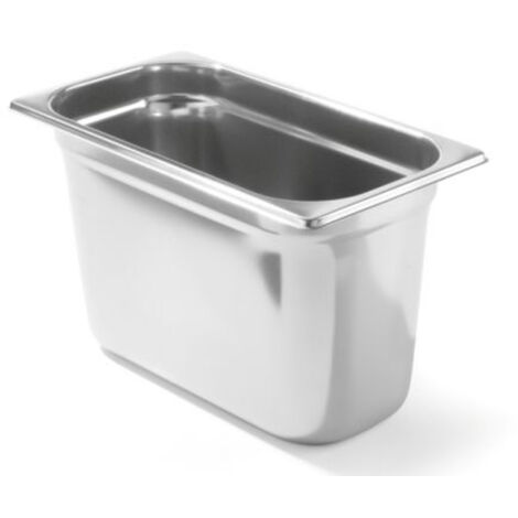 Contenedor GN 1/3, acero inoxidable, Profi Line, altura 150 mm - Hendi 801512