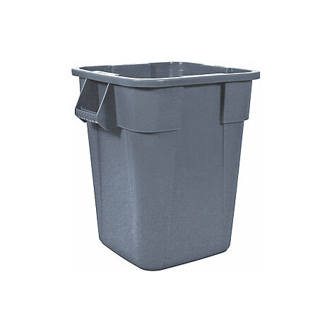 Contenedor gris versátil 1515 L PE L595XL595XH730 mm de goma