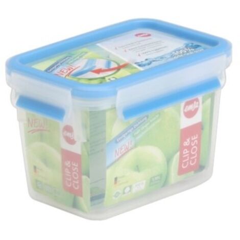 Contenedor hermetico rectangular 1,1 l alto emsa