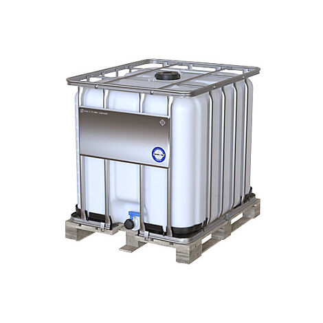 Contenedor IBC con homologación UN  volumen 1000 l  natural 