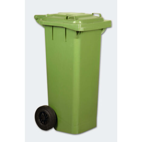 Contenedor industrial con ruedas y tapa de 80 litros para exteriores DENOX- FAMESA