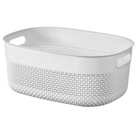 Contenedor Kis Filo Cestas S Blanco Cm22X27X15H