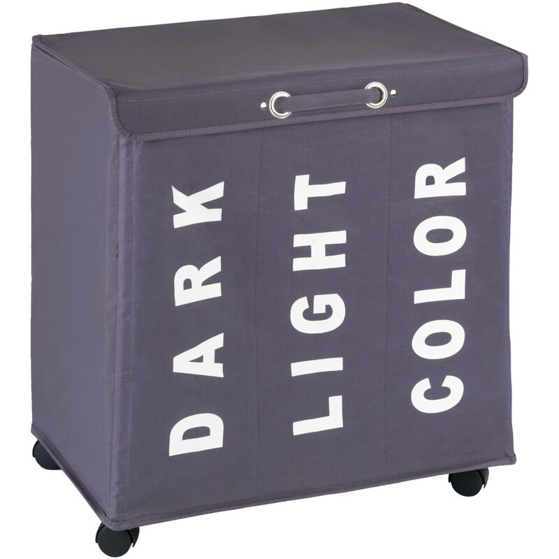 

Contenedor para la ropa sucia Trivo gris WENKO