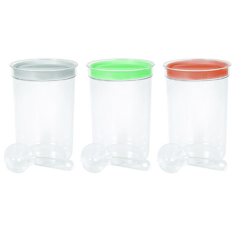 Contenedor para mercancías sueltas Mix menta/gris claro/melocotón 1,7L Curver